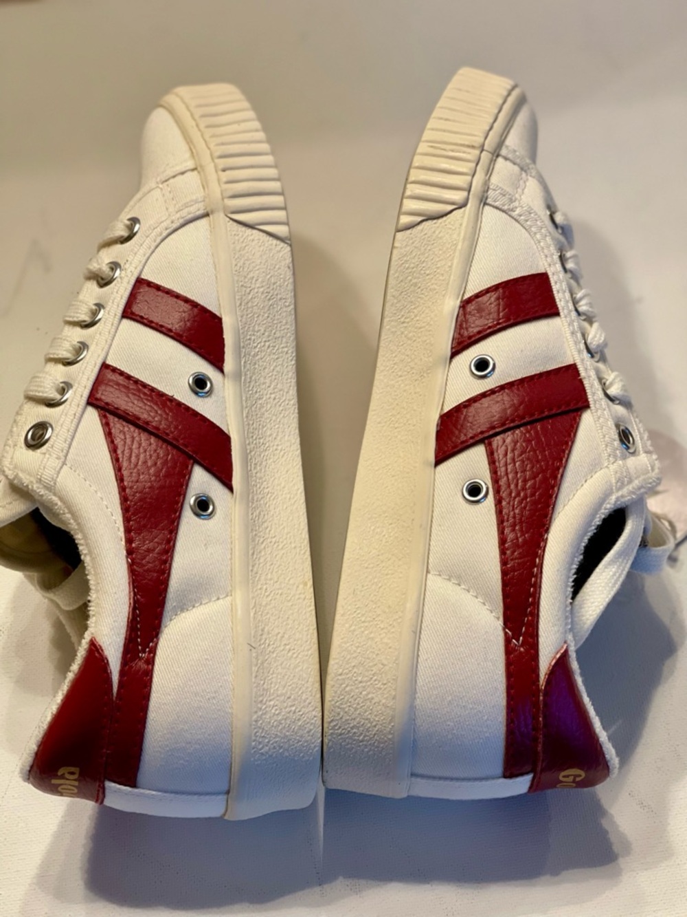NIB GOLA VEGAN CLASSICS WOMENS TENNIS MARK COX SNEAKERS SIZE 5 - Picture 9 of 12